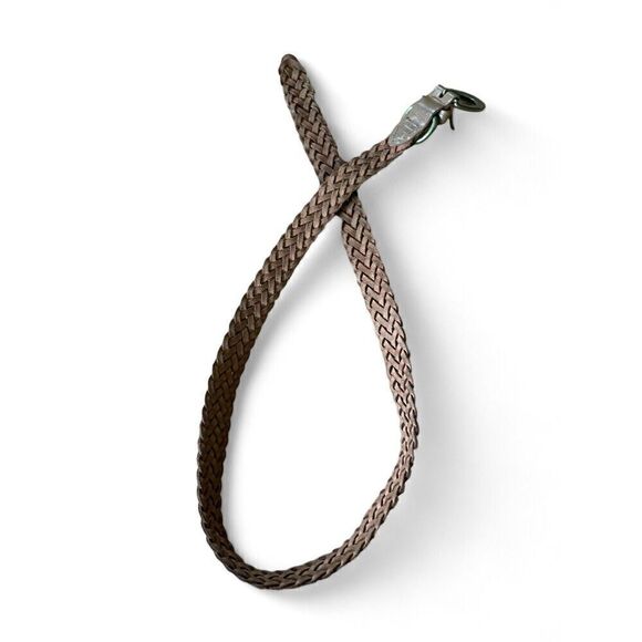 Belt Genuine Leather Brown One Size Unisex Great Condition - Picture 3 of 6